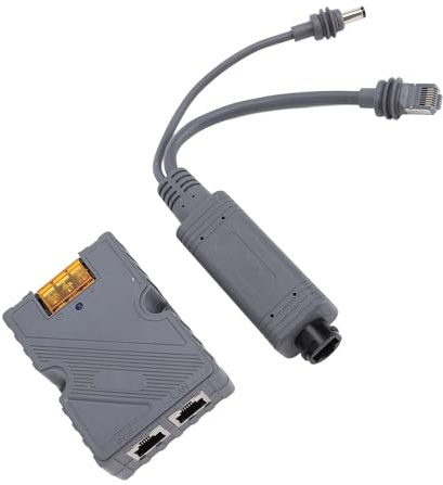 Fafeicy 150W GigE PoE Injector, High Power 48 57V 3A with ESD Guard for Mini Antenna Device Wireless Access Point IP Phone