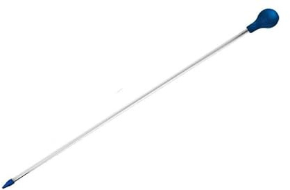 Futterrohr für Korallen, Aquarium, Riff, gezielte Fütterung, SPS, LPS, Rifffische, Acryl, starr, Mundstück, weiches Silikon, Zubehör, Aquaristik, Marineblau, Länge 30 cm