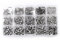 Coffret de 480pcs M2/M3/M4 Boulons Vis Ecrous à Tête Allen Six Pans Creux Assortiment en Acier Inoxydable 304