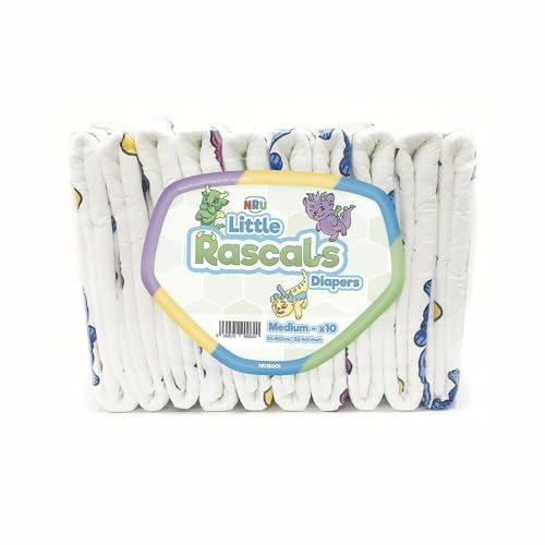 NRU Little Rascals (PE Backed) - Mittel - Packung mit 10