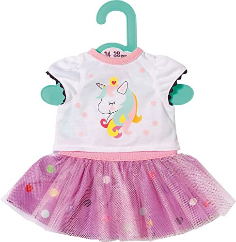 Zapf Creation 870563 Dolly Moda Einhorn Shirt mit Tutu Puppenkleidung 34-38 cm
