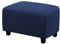 WINS Housse Ottoman Housse de Protection pour Repose-Pieds rectangulaire Housse de Pouf Carre Extensible Housse de Ottoman canape Pouf rectangulaire Marine