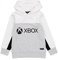XBOX Hoodie For Boys & Girls | Kids White Grey Game Console Logo Hooded Sweatshirt | Childrens Gamers Jacket Clothing Merchandise 8-9 Years