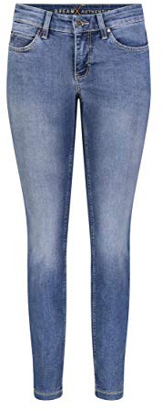 MAC Jeans Damen Dream Skinny, per Pack blau-hell (Authentic Summer Blue wash D432), W32/L34 (Herstellergröße: 32/34)