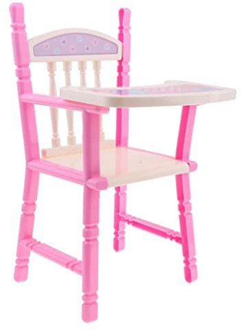 Harilla Esszimmerstuhl Baby SpielzeugSpielzeugpuppe Hochstuhl für 9 «11 Reborn Möbelspielzeug