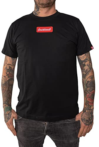 SOURKRAUTS Herren T-Shirt Moana - Männer Shirt in Schwarz Größe L