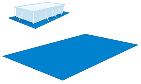 Zankie Tapis de Sol de Piscine - Protecteur de Sol de Piscine Pliable et imperméable | Tapis de Piscine rectangulaire pour piscines gonflables, pataugeoires, 2,5 x 3,4