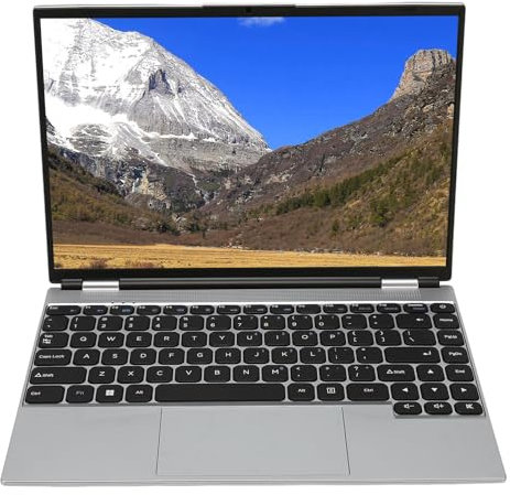 Laptop da 14 Pollici J4105 Quad da 2,0 GHz, DDR4 da 8 GB, SSD PCIe NVMe da 256 GB, WiFi 2,4G 5G, Laptop Aziendale 11 PRO (Spina UE 8G+256G)
