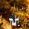 Weihnachtsschmuck, runde Keramik-Ornamente, USA-Flagge, amerikanische Spartaner, bedruckt, Weihnachtsbaum, Keramik, hängende Ornament für Weihnachten, Urlaub, Party-Dekorationen
