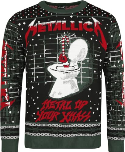 Metallica Holiday Sweater (Metal Up Your Ass) Männer Weihnachtspullover Multicolor S