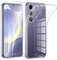 Phoona Cover per Samsung Galaxy S24 5G Custodia con 2 Pezzi Pellicola Vetro Temperato,Ultra Sottile Trasparente Silicone Protettiva Case per Samsung S24 Sottile Morbida Antiurto Cover