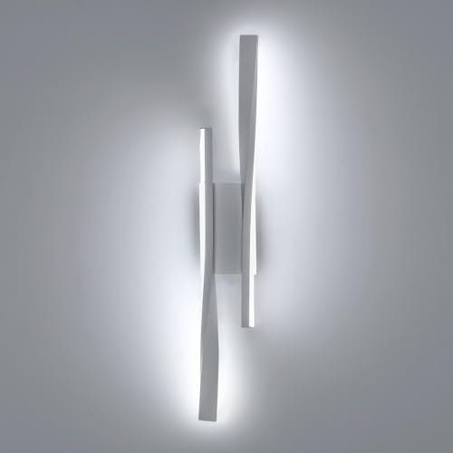 Comely Wandleuchte LED Innen, 16W 1800LM Innen Lang Wandlampe Weiß, Wandleuchte LED Modern Wandlicht Spotlicht für Schlafzimmer Wohnzimmer Flur Treppenhaus