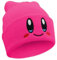 JILANI HANDICRAFT Kirby Beanie für Erwachsene, Anime-Hut, Zubehör, Kawaii, Größe M, Knallpink (Hot Pink), MEDIUM