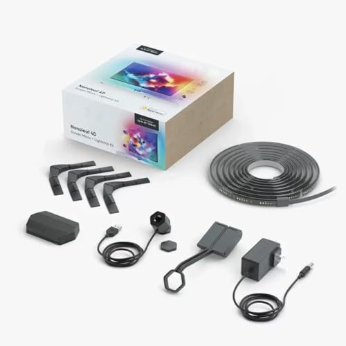 SHANGDAOYU Equipped with camera led tv light bar for display up to 85 inches backlight strip, music sync, timer switch smart ambient lighting tv computer rgbic light strip