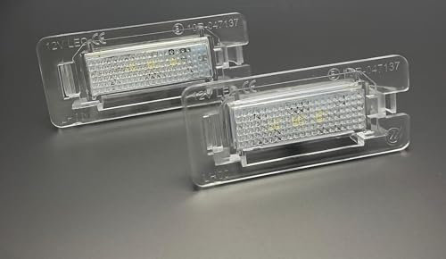BK001-2 - Fehlerfrei Kennzeichenbeleuchtung Kompatibel mit A5 A6 4G A7 4G Q2 Q3 Q5