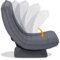 Hoclauho Sessel, Gemütlicher Relaxsessel mit Liegefunktion, Faltbarer 360° Drehbarer Loungesessel, Bodenstuhl, ohnzimmer Sessel, kinosessel, Robust & Bequem