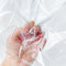 ONEART | Transparentes Vinyl-Stoff 91×135 cm, Mehrzweck- 0.3 mm Klares Wasserdicht TPU-Gewebe Meterware zum Nähen Handwerk Heimdekor