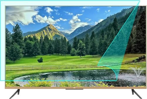 XDRGOOIUY Filter Out Blue Light TV Screen Protector, Anti-Glare/Anti-Scratch/Anti-Reflection Rate Up to 90% Protector Film Relieve Eye Strain