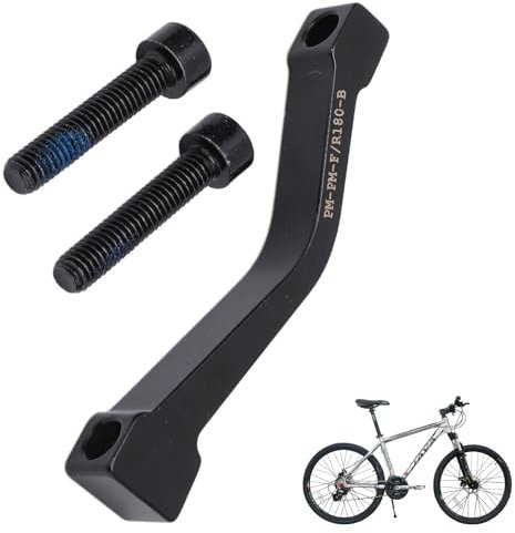 equlup Fahrrad-Scheibenbremsen-Adapter, 180 mm Fahrrad vorne hinten Scheibenbremsen-Adapter, Sattel, Post-Mount, Mountainbike-Scheibenrotor-Zubehör