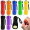 NICEWAT 8Pcs Mini LED Taschenlampe Kinder, COB-LED Kleine Taschenlampe Kinder mit 24 AAA Batterien und Lanyard, Kinder Camping Handlampe für Camping Outdoor Notfall Kindergeburtstag Party Geschenke