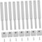 EXHUMKY Space Saving Mechanism Magnetic Door Catch 10pcs Cabinet Push Latch Invisible Popup for Wardrobe