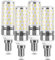 Vicloon Bombilla campana extractora, Bombilla LED E14, E14 LED Frío 10W Equivalente Lámpara Halógena De 100W, Blanco Frío 6000K,1300LM, Angulo de haz de 360, 4 Unidades