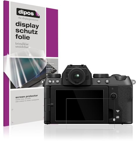 dipos 4x Displayschutzfolie klar für Fujifilm X-S20 | Passt perfekt, Ultra-Dünn, kratzfest, blasenfrei, Case-Friendly, hüllenfreundlich, Fingerprint-kompatibel, selbstklebend