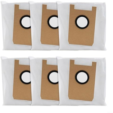 WIIYENA Lot de 6 sacs à poussière pour aspirateur Ultenic T10 Lite - Grande capacité