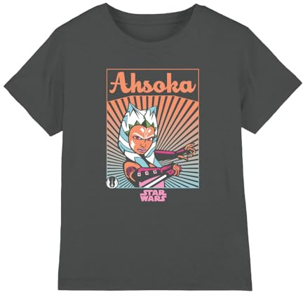Star Wars Boy's Ahsoka Rays Unisex Kids T Shirt