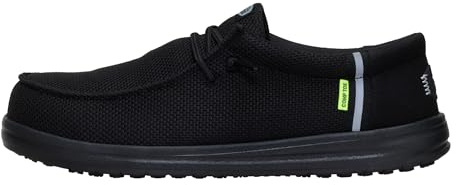 HEYDUDE Wally Work Comp Toe - Black/Black