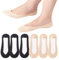 6 Pairs Pop Socks No Show, Non Slip Invisible Boat Socks Cut Shoes Women Cotton Ultra Low Cut Liner Loafer Sock Size 4-7, Ladies Pop Sock For Flats Boat Shoes