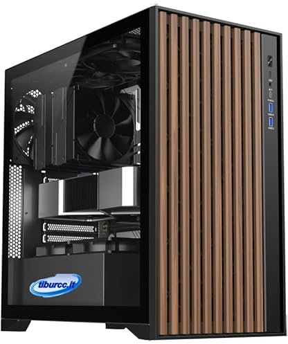 Tiburcc Computer Gaming PC WOODY (R7 7700, RTX 5070 12GB) 32GB RAM 1TB NVMe WIFI Bluetooth