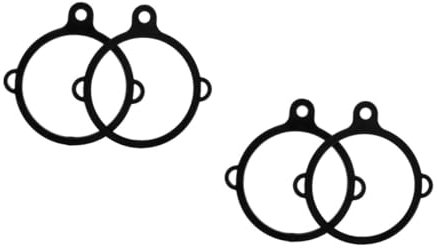 POPETPOP 2 Sätze Wasserkocher Mit Zubehör Sportwasserflasche Halter Sportliche Wasserflasche Träger Sportflaschen Wasserkocher-Ring Wasserflaschenringe Harz Schwarz 2 Stücke * 2