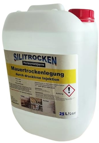Horizontalsperre - Verkieselungsmittel Kanister 25 L für Mauerwerk/Keller trockenlegen- ANGEBOT!