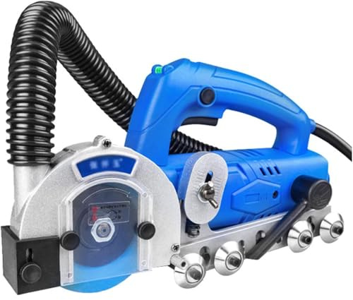 GAYAYAS Pulitore per Giunti di Piastrelle in Ceramica da 1200 W, pulitore per Giunti di Piastrelle da 9000 Giri/min, con profondità di Taglio Regolabile, per fughe, Doccia, Pavimento in Piastrelle