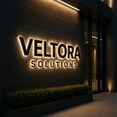 Custom Backlit Signs for Business, Personalized 3D LED Reverse Channel Letters Business Signage for Wall, Customized Illuminated Business Logo Sign for Company Coffee Shop Salon Building Storefront