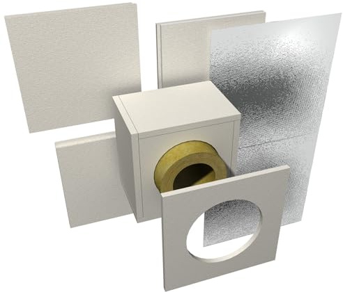 Wanddurchführung Raab Brandschutz-Set (Wandstärken bis 360mm, für Ofenrohr-Ø 150mm)