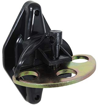 Eider Landgeräte GmbH Torgriffisolator dreifach, L-förmig, 10 Stück, Schwarz, Zink, 100% Zink, für Weidezaun Torgriff, Anschluss von Weidezaungeräten