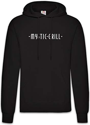 Urban Backwoods Mystic Grill Hoodie Kapuzenpullover Sweatshirt Schwarz Größe L