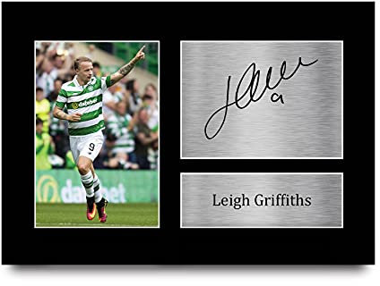 HWC Trading Leigh Griffiths Signed A4 Printed Autograph Celtic Print Photo Picture Display