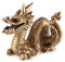 lachineuse - Figurine Dragon de Chance Feng Shui - Statuette Dragon - 15 x 11 x 7 cm - Symbole de Puissance, Force & Longévité - Décoration Asiatique Chinoise - pour Bureau, Maison - Coloris Doré