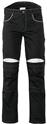 Planam 2910042 DuraWork Bundhose, Schwarz/Grau, Größe 42