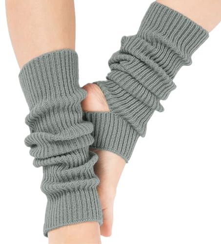 Leg Warmers for Women, Knitted Long Woman Yoga Socks Sport Leg Warmers Gym Fitness Dancing Female Girls Daily Wear Exercising Keep Warm Latin Dance