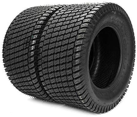 TRIBLE SIX Lot de 2 pneus de Tondeuse à Gazon 20 x 10-8 4 Plis 20 x 10-8