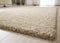 Steffensmeier Hochflor Teppich Twilight | Wohnzimmer | Beste Qualität | Elastischer Flor | Creme meliert 2211, Größe: 240x340 cm