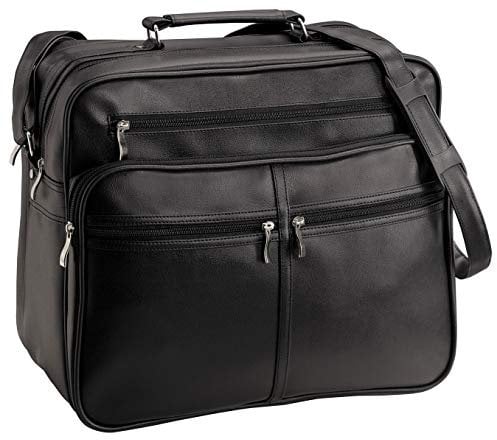 Bowatex Arbeitstasche Umhängetasche Flugumhänger Tasche Querformat 39 cm Schwarz
