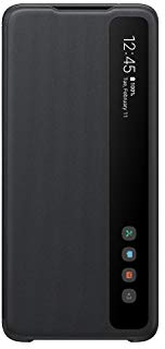 Samsung Original Galaxy S20 Ultra View Cover/Mobile Phone Case - Black - 6.9 inches