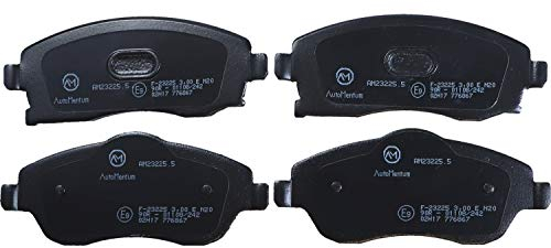 AutoMentum AM23225.5 Bremsbelagsatz 4-teilig für OPEL CORSA C (X01) 2000-2009 Vorderachse und andere Fahrzeuge
