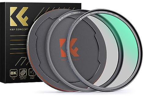 K&F Concept Nano X-Serie Magnetischer CPL Filter 52mm-Zirkular-Polfilter Magnetischer Polarisationsfilter HD 28 Multi-Layer-Beschichtungen Ultra Slim CPL-Linsenfilter Optisches Glas