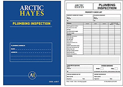 Arctic Hayes Plumbing Inspection Safety Record Pad
